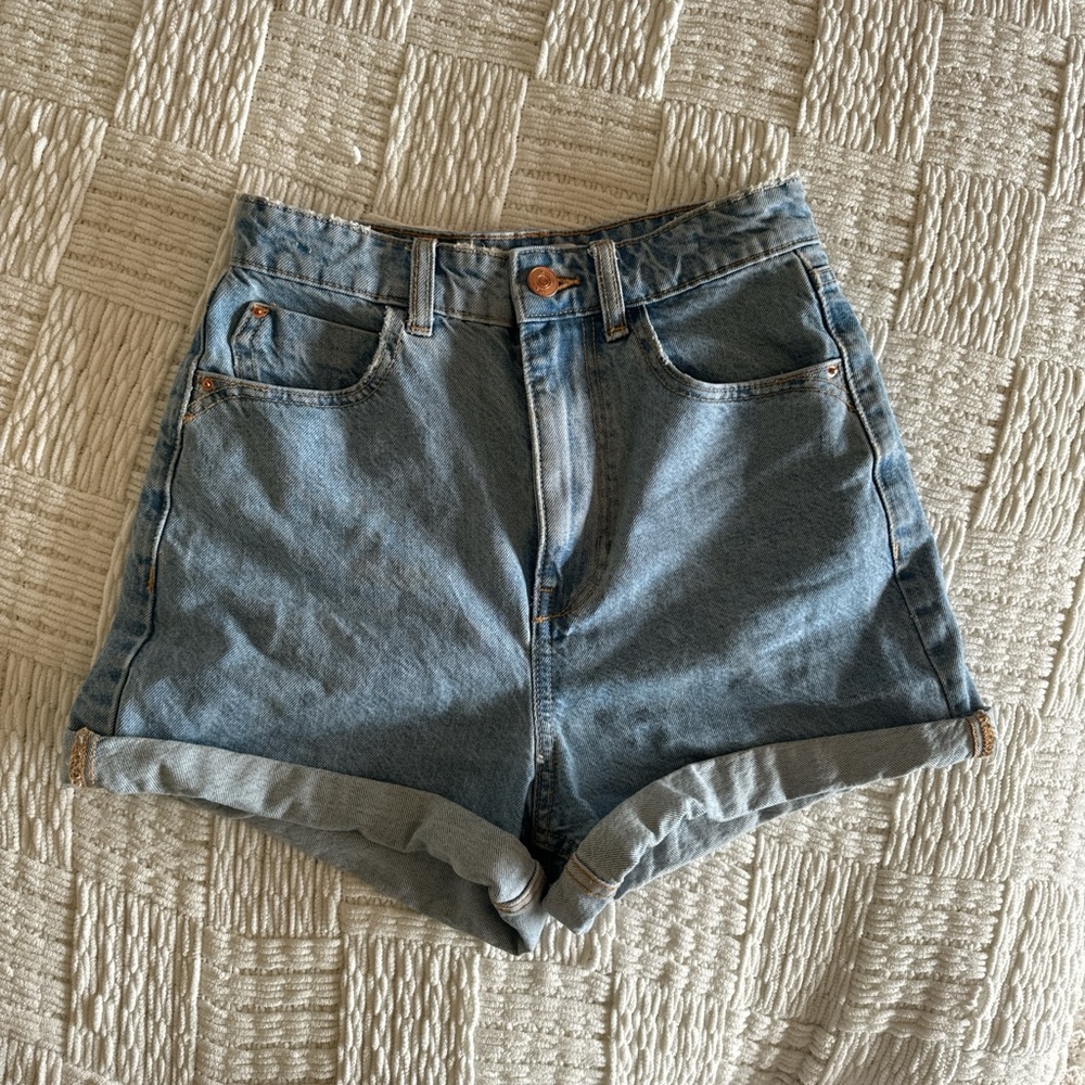 Zara High Waited Jean Shorts